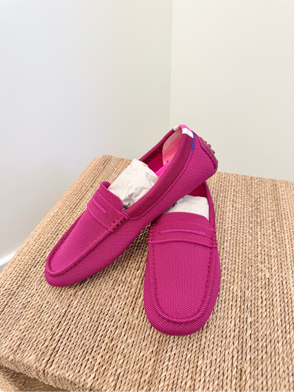 Rothy’s Raspberry Daily Driver Loafers, Size 8.5 - Picture 2 of 5
